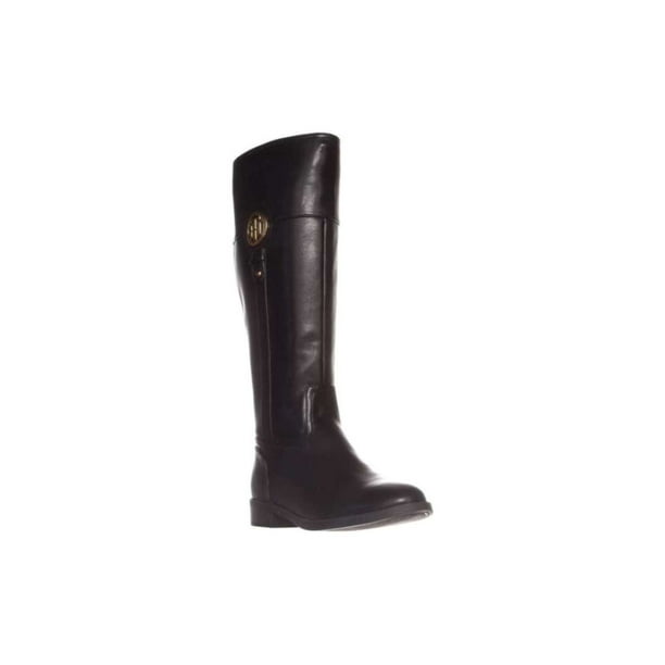 Tommy Hilfiger Womens llia Leather Almond Toe Knee High Fashion Boots Tommy Hilfiger Womens llia Leather Almond Toe Knee High Fashion Boots